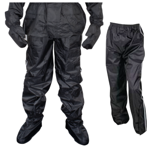 Rain pants black size S