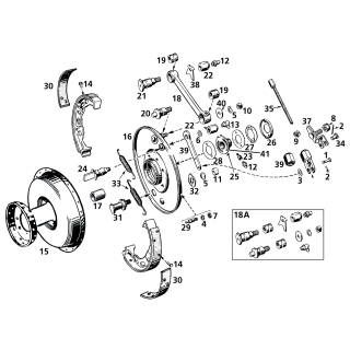 Front Brake Shackle Rebuild Kit BT40-48