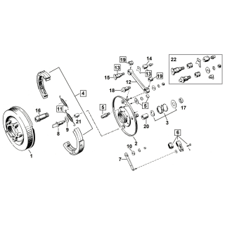 Front Brake Pivot Stud BT37-57