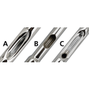 Perf. 5T Moto Bar 1.25" Blk 852mm TBW-V3