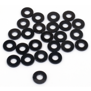 25pck Nylon Washer 1/4"x9/16"x1/16"