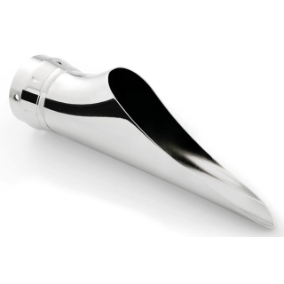2.5" CREEPER END CAP CHROME
