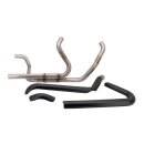S&S Power Tune True Dual Krümmer schwarz für Harley M8 Touring 17-25