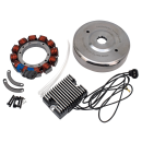 Daytona Hochleistungs Lichtmaschinen Kit 32A Schwarz...