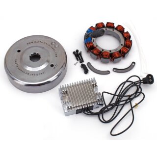 Daytona Hochleistungs Lichtmaschinen Kit 32A Chrom für Harley BT 70-99