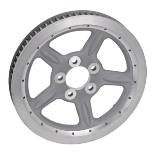 GZP rr pulley chrome XL07-22 68T 1"