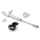 Steering Damper Kit Silver FXR88-00 39mm