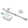 Steering Damper Kit Silver FXD91-05 39mm