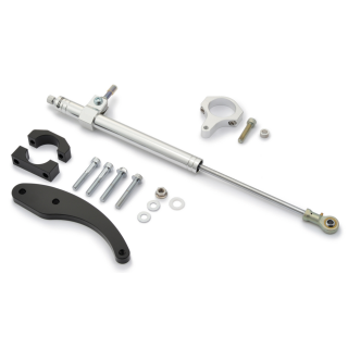 Steering Damper Kit Silver FLH/T09-13