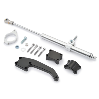 Steering Damper Kit Silver FLHX17-Up 49m