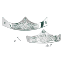 Eagle 5" Front Fender Tip Chrome