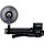 mo.view classic 130 Bar End Mirror 110 mm Stem Length Black Anodized