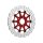 El Diabolo (Steve) Design Floating Brake Disc Red Inner Carrier 11,8" Front
