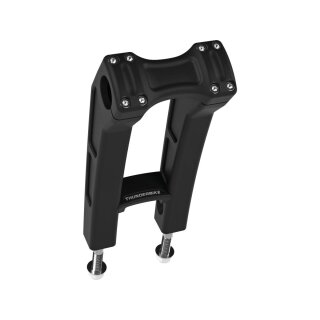 Clubstyle Riser Kit Height: 7", For 1 1/4" Handlebar, No Instrument Black Satin 1 1/4"