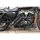 Firestarter Midcontrol Exhaust System , Black Smooth Heat Shield, Polished Smooth End Cap, Black 2,5"