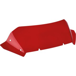 Replacement Windscreen for Helix Touring Models Sport; Length 205 mm x Width 645 mm Red