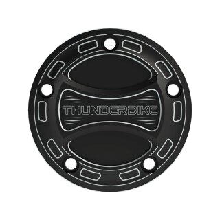 Torque 2.0 Point Cover With Thunderbike Logo, 5-hole Bi-Color Anodized