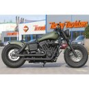 Rear Steel Fender for Twin Cam Dyna 200/18" Tire, With Taillight Raw