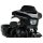 Replacement Windscreen for Helix Touring Models Sport; Length 220 mm x Width 600 mm Flat Black