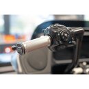 Base Grips Aluminium Satin 1" Throttle By Wire...