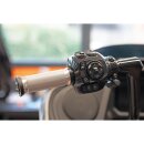 Base Grips Aluminium Satin 1" Throttle By Wire (Switch Housing Sensor)