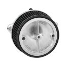 Big Sucker Stage 1 Air Cleaner Backplate without oil reservoir, Accepts all Ness Stage 1 Custom Air Filter Covers Black