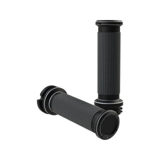 SP-S Grips SP-S Grip Toppers with Thunderbike Logo Bi-Color Satin 1" Throttle Cables