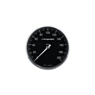 motoscope chronoclassic 2.0 Instrument Scale: 200 mph; 200 km/h; Aluminium Polished Bezel 80 mm