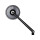 mo.view classic Mirror 180 mm Stem Length, flip Anodized Black
