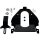 Titanium Solo Seat Mounting Kit Narrow Frame Black