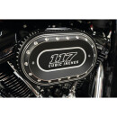 Drilled 117 Oval Airbox Air Cleaner Cover Bi-Color Anodized
