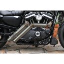 Firestarter Exhaust System , Raw Hole Heat Shield, Black...