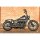 Rear Steel Fender for Twin Cam Dyna 260/18" Tire, With Taillight Raw