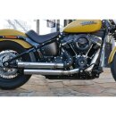 Top Chopp Staggered Exhaust System , Black Hole Heat...