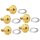 Titanium Floating Rotor Bolt Kit For Front Brake Discs Gold