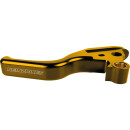 Performance 3-Finger Brake-and Clutch Lever Set Gold Anodized Cable Clutch