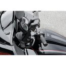 Club Style Pullback Riser and Performance 3 Triple Tree Kit, Double OE Instruments 11,5" Height, 1 1/4" Clamp Diameter Black Anodized