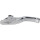Performance 3-Finger Brake-and Clutch Lever Set Silver Anodized Cable Clutch