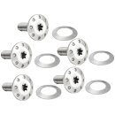 Titanium Floating Rotor Bolt Kit For Front Brake Discs...