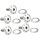 Titanium Floating Rotor Bolt Kit For Front Brake Discs Polished