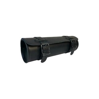 Leather Tool Roll 3,8 Liter, Width: 330 mm, Diameter: 100 mm Black