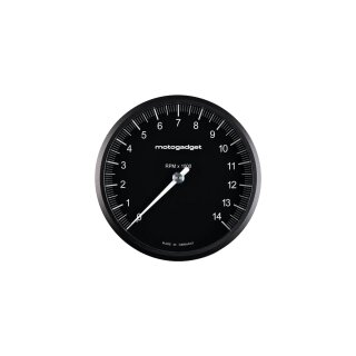 motoscope chronoclassic 2.0 Instrument Scale: 14.000 rpm; Black Anodized Bezel 80 mm