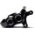 Race Series Monoblock Brake Caliper Black Anodized Billet Bore Caps Black Anodized Front Right