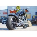 Rear Steel Fender for Twin Cam Softail (Narrow Frame) 200/18" Tire, With Taillight Raw