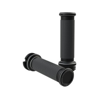 SP-S Grips SP-S Grip Toppers with Thunderbike Logo Bi-Color Satin 1" Throttle By Wire