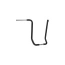 19 Fat Bar Ape Hanger Handlebar Dimpled 3-Hole Black...