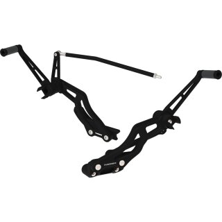 Phantom Mid- to Forward Control Conversion Kit for Softail M8 75 mm Further Forward Flat Black