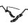 Phantom Mid- to Forward Control Conversion Kit for Softail M8 75 mm Further Forward Flat Black