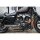 Top Chopp Staggered Exhaust System , Black Smooth Heat Shield, Black Smooth Endcap, Outline 2,5"