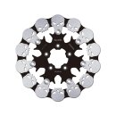 Skull Wave Floating Brake Disc Anodized Inner Steel...
